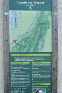 Carte des chemins autour de Cognin-les-gorges